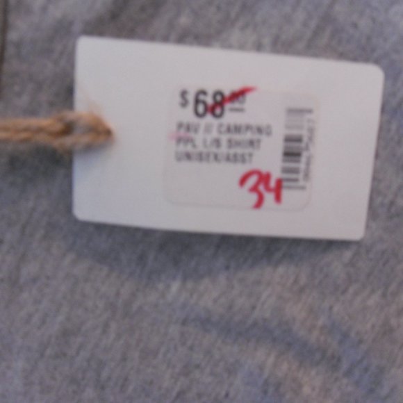 WE PEOPLE LONG SLEEVE GREY SHIRT THAT STATES"LFE IS BETTER WHEN YOU ARE CAMPING" - Picture 9 of 9